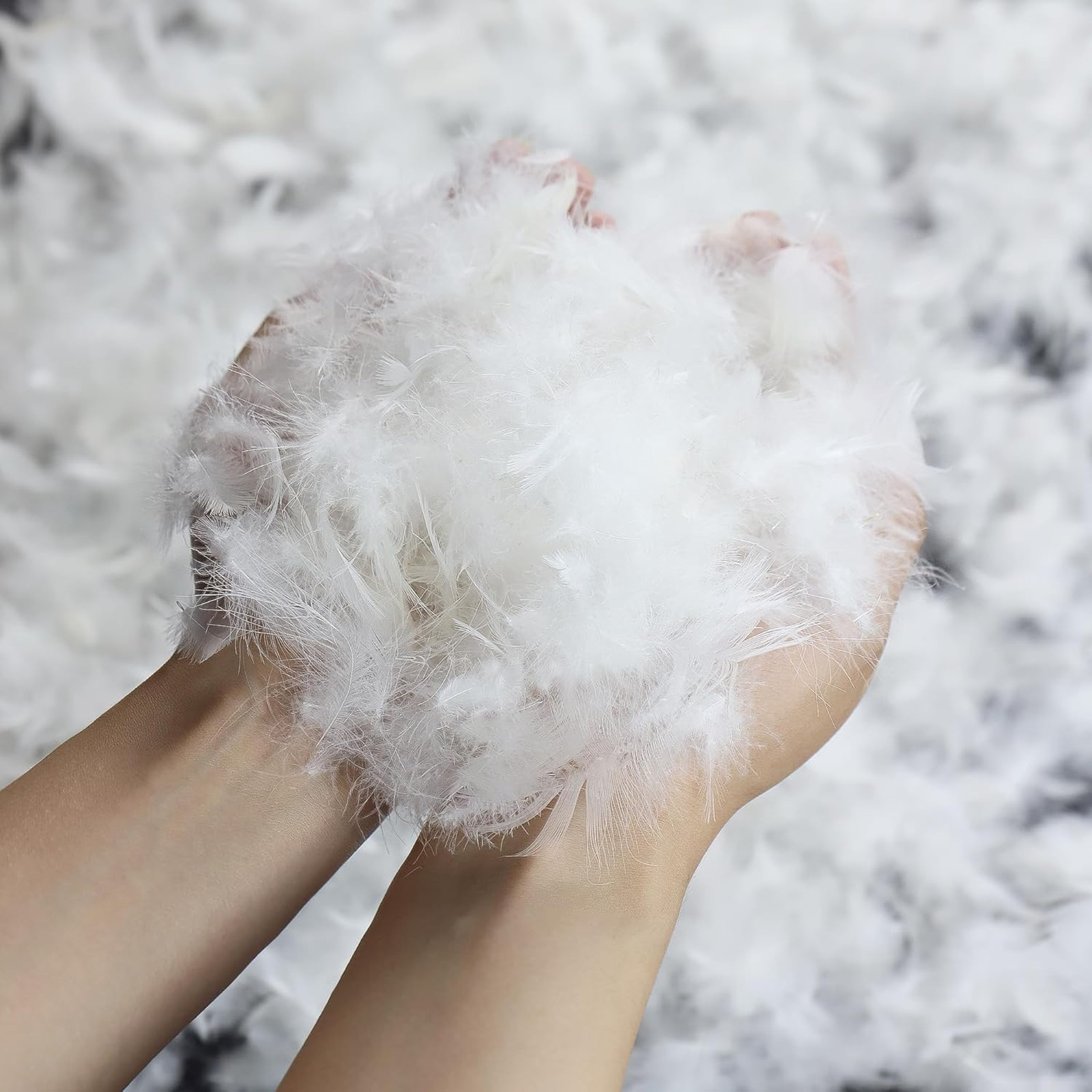 Down Pillow Filling Stuffing with 10 Percent Goose Down 90 Percent Feather Plush