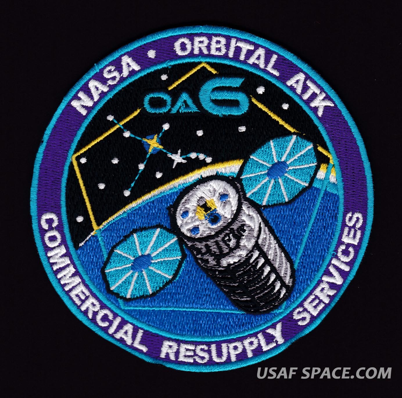 OA-6 ORBITAL ATK - ISS NASA COMMERCIAL RESUPPLY - ORIGINAL AB Emblem SPACE PATCH