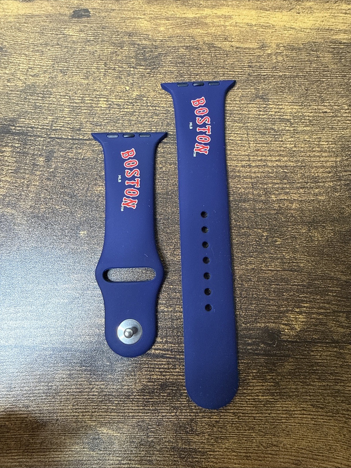 Boston Red Sox Apple Watch Band MLB Baseball Silicone