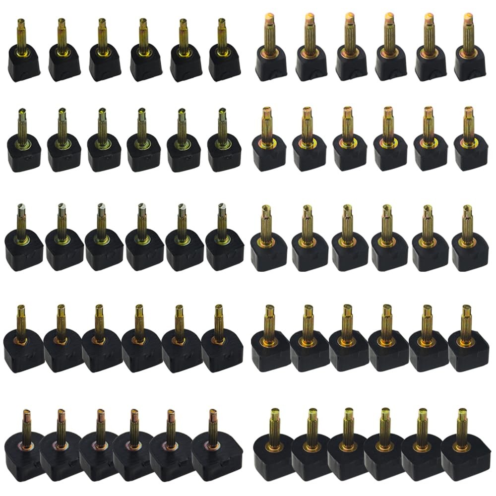 TOVOT 30 Pairs 5 Sizes High Heel Replacement Tips 60 Piece Assortment