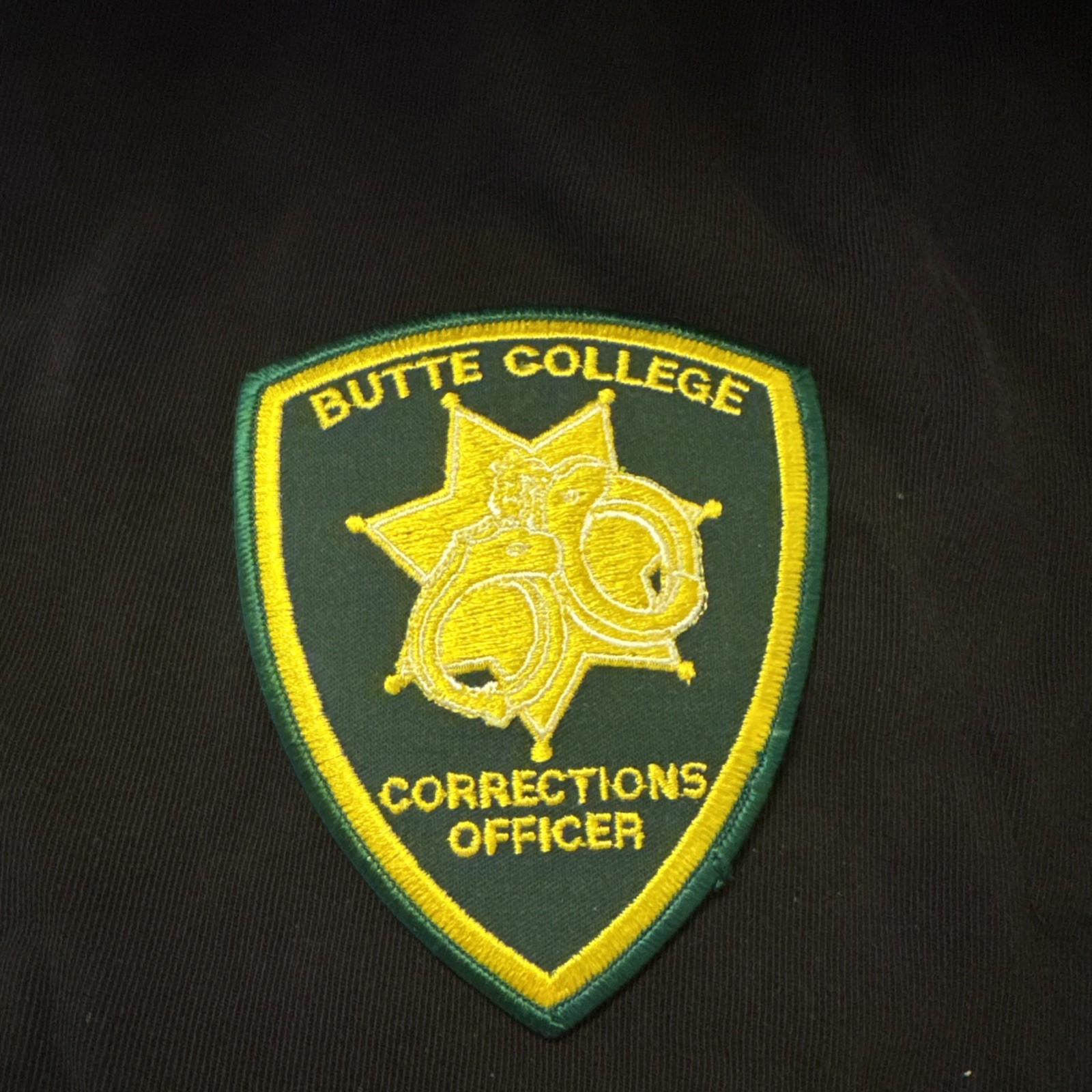 Butte College Corrections Officer California Police Patch CA Sheriff Patch