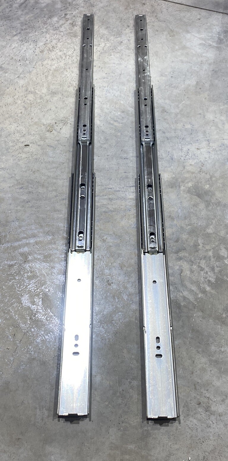 22" Heavy Duty Slide Assembly Zinc Travel Steel Drawer Slides ( Pair ) New
