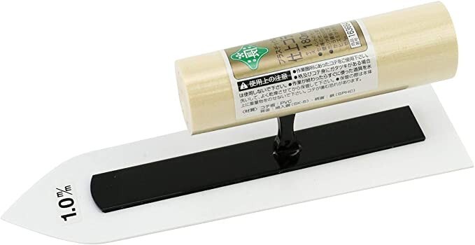 Midoricho Finishing Trowel Plastic Masonry Tools 180mm