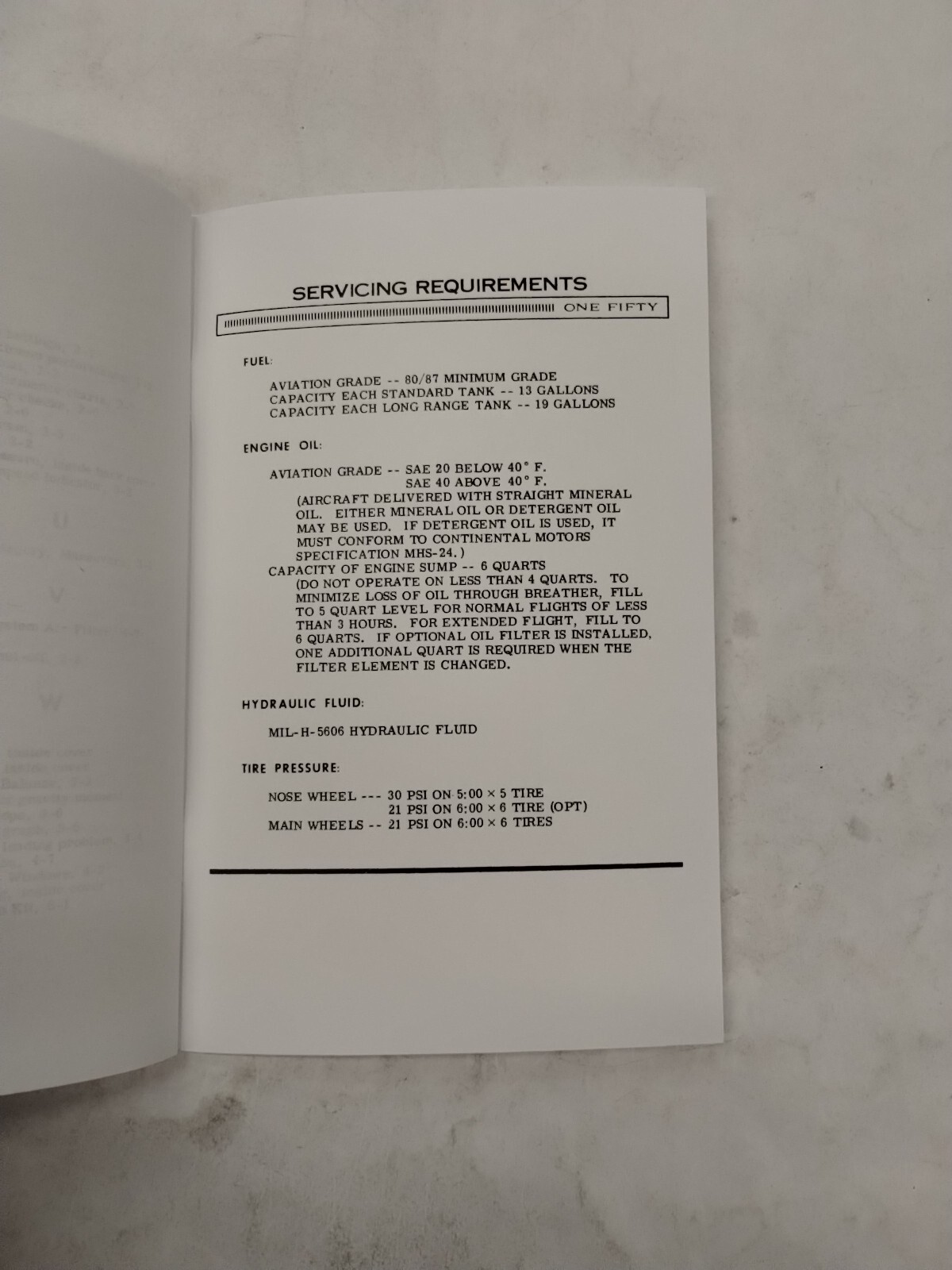 Cessna 1966 Model 150F Owner's Manual-Reproduction.