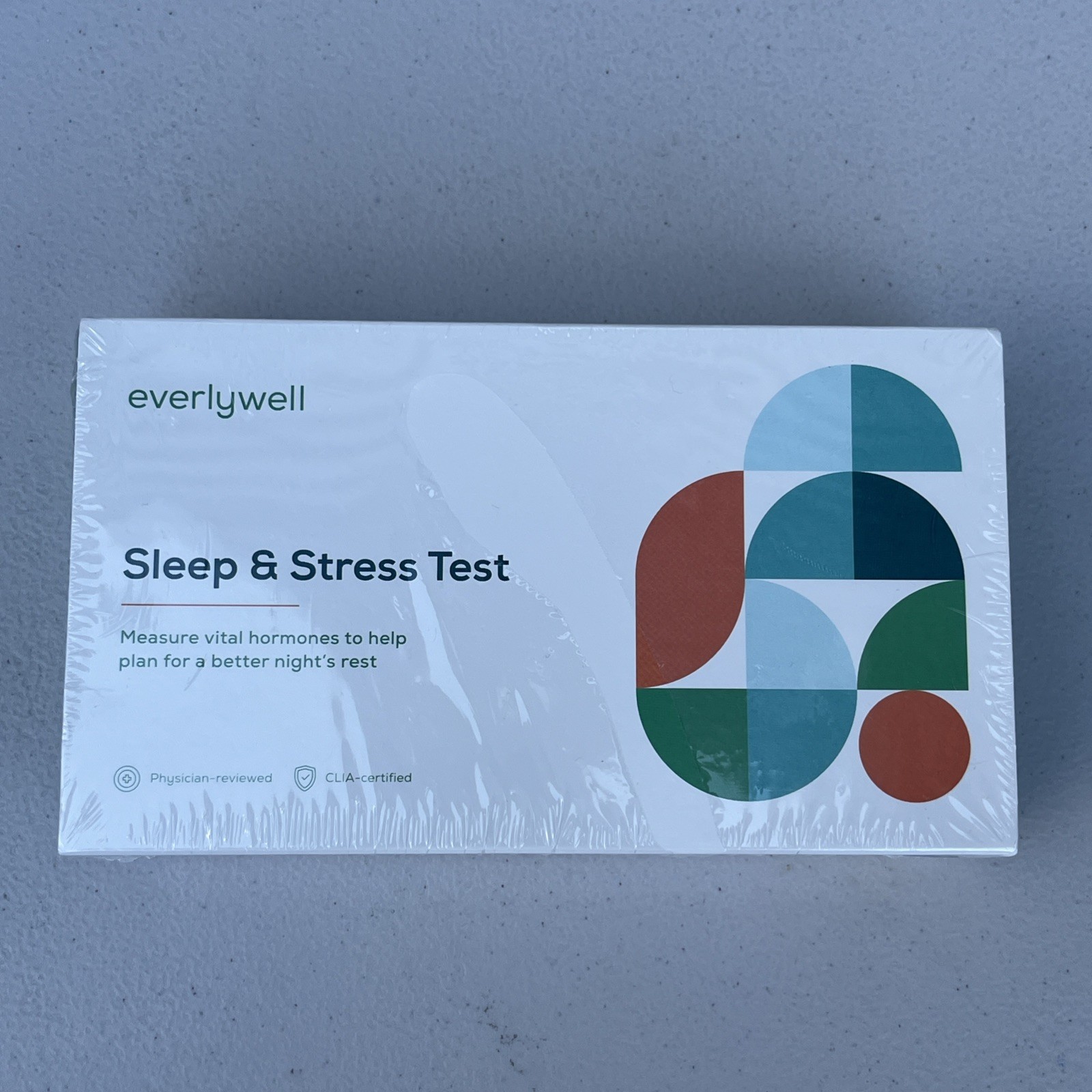 Everlywell Sleep & Stress Test - New Sealed, Expiration 8/31/2027
