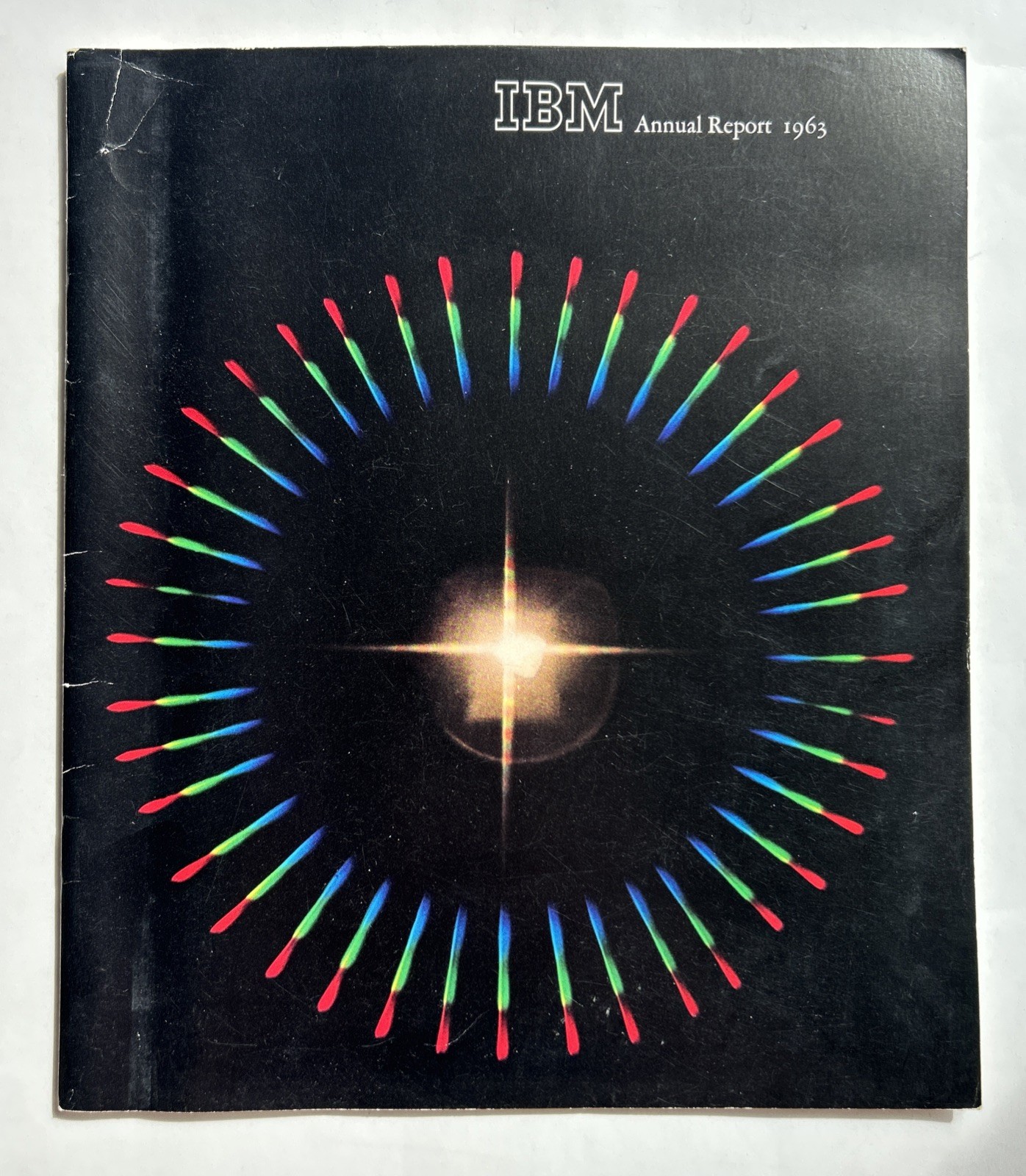 Vintage IBM Annual Report 1963 IBM 1440 Computer Technology Mid Century Modern