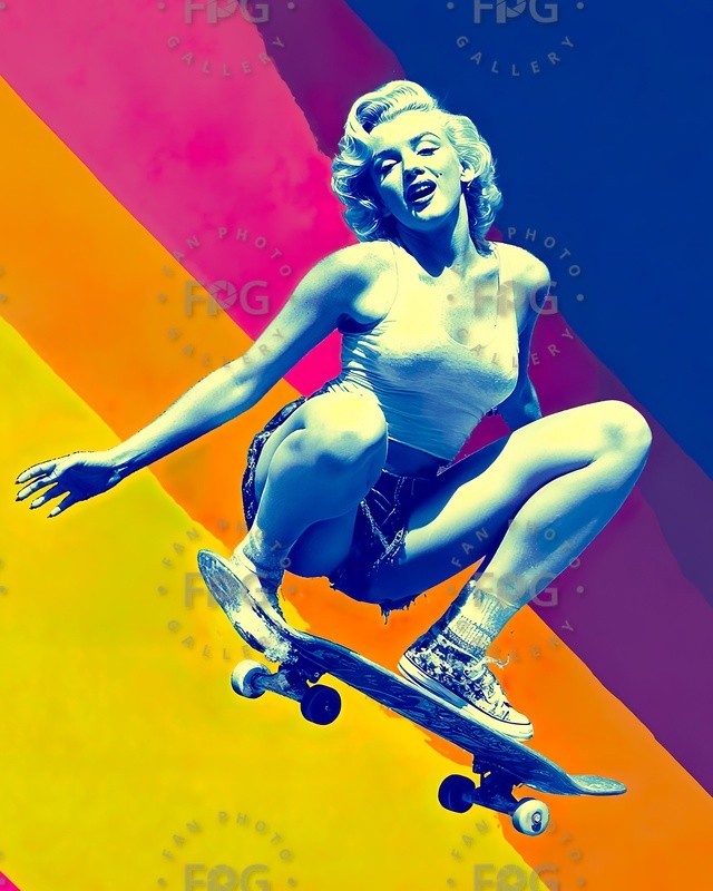 MARILYN MONROE - Photo Print Picture Poster or Canvas Signature Series LE 1/100