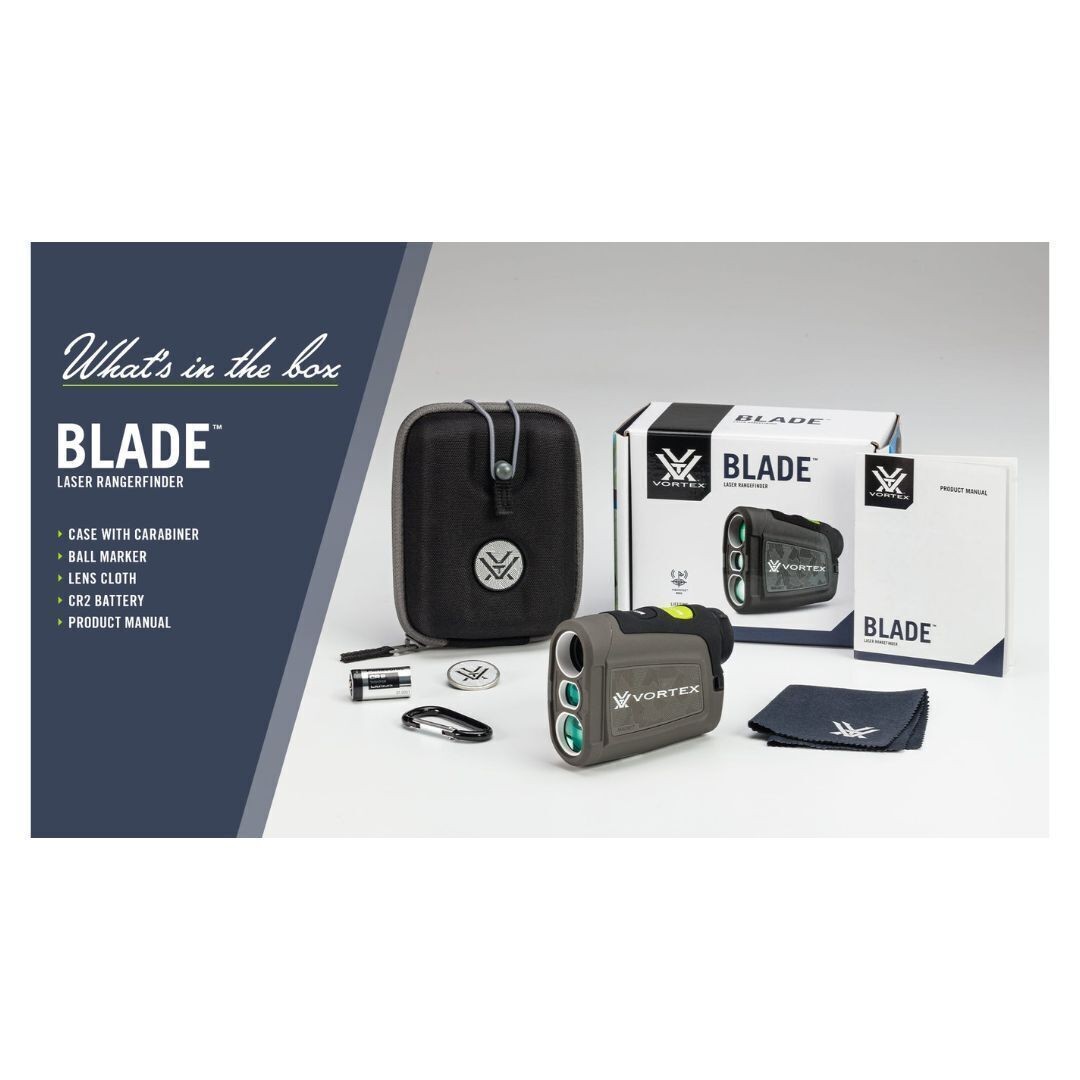 Vortex Blade Golf Laser Rangefinder 6x Zoom Clear View Optics PRECISION
