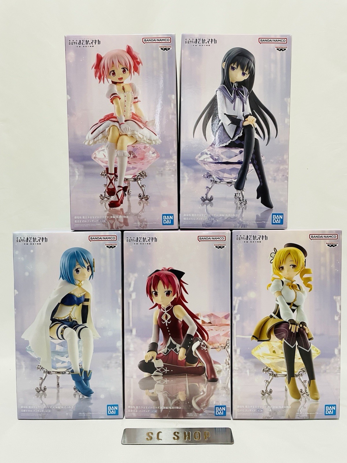Puella Magi Madoka Magica : The Rebellion Story figure Set of 5 NEW Japan Anime
