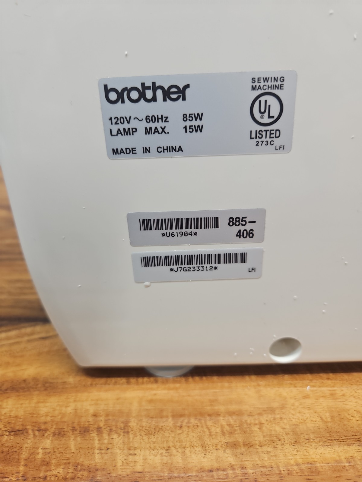 Brother LS-30 Sewing Machine Tested Working w/ Pedal & Orginal Box