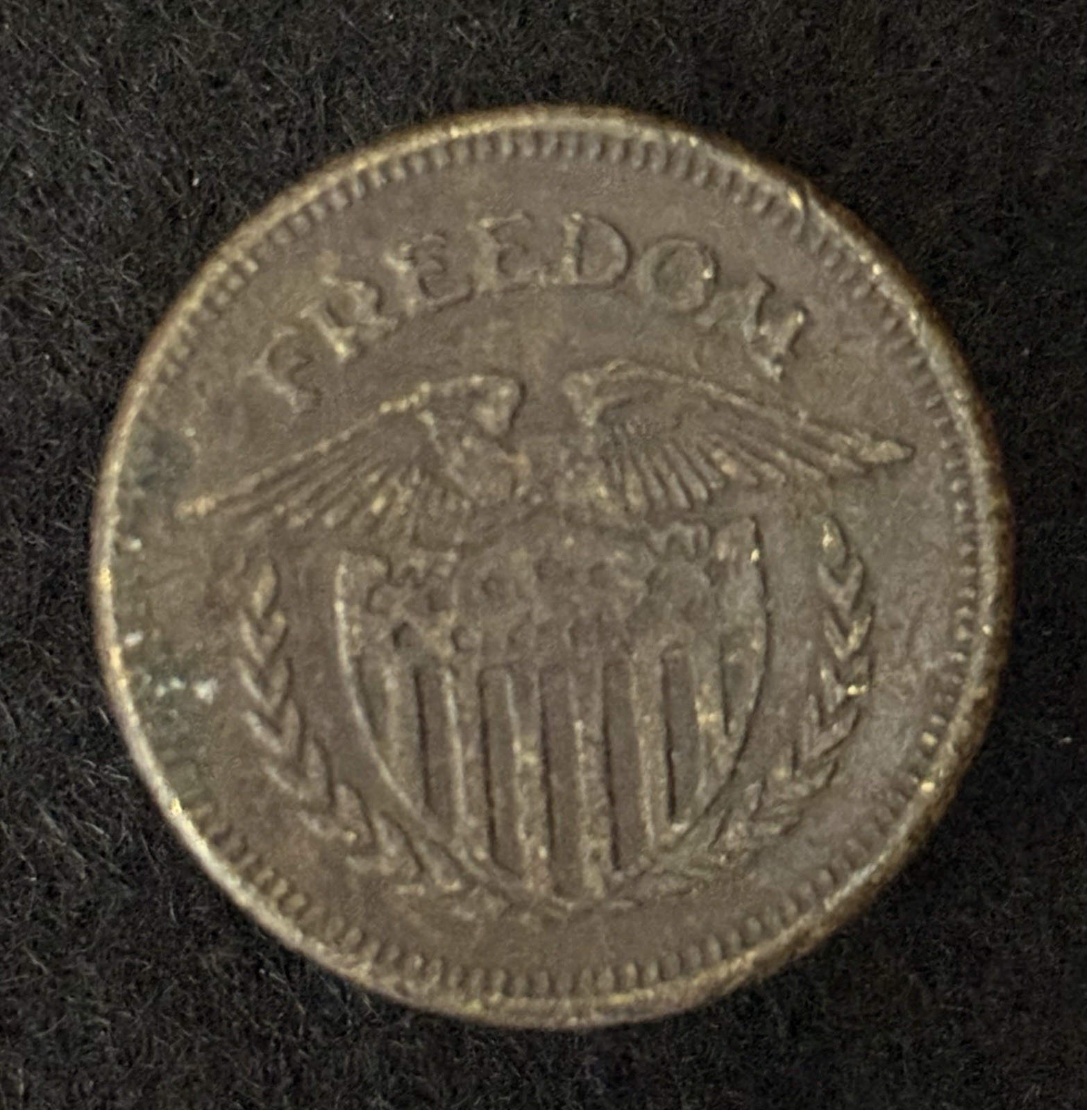 Freedom US Amusement Brass Token