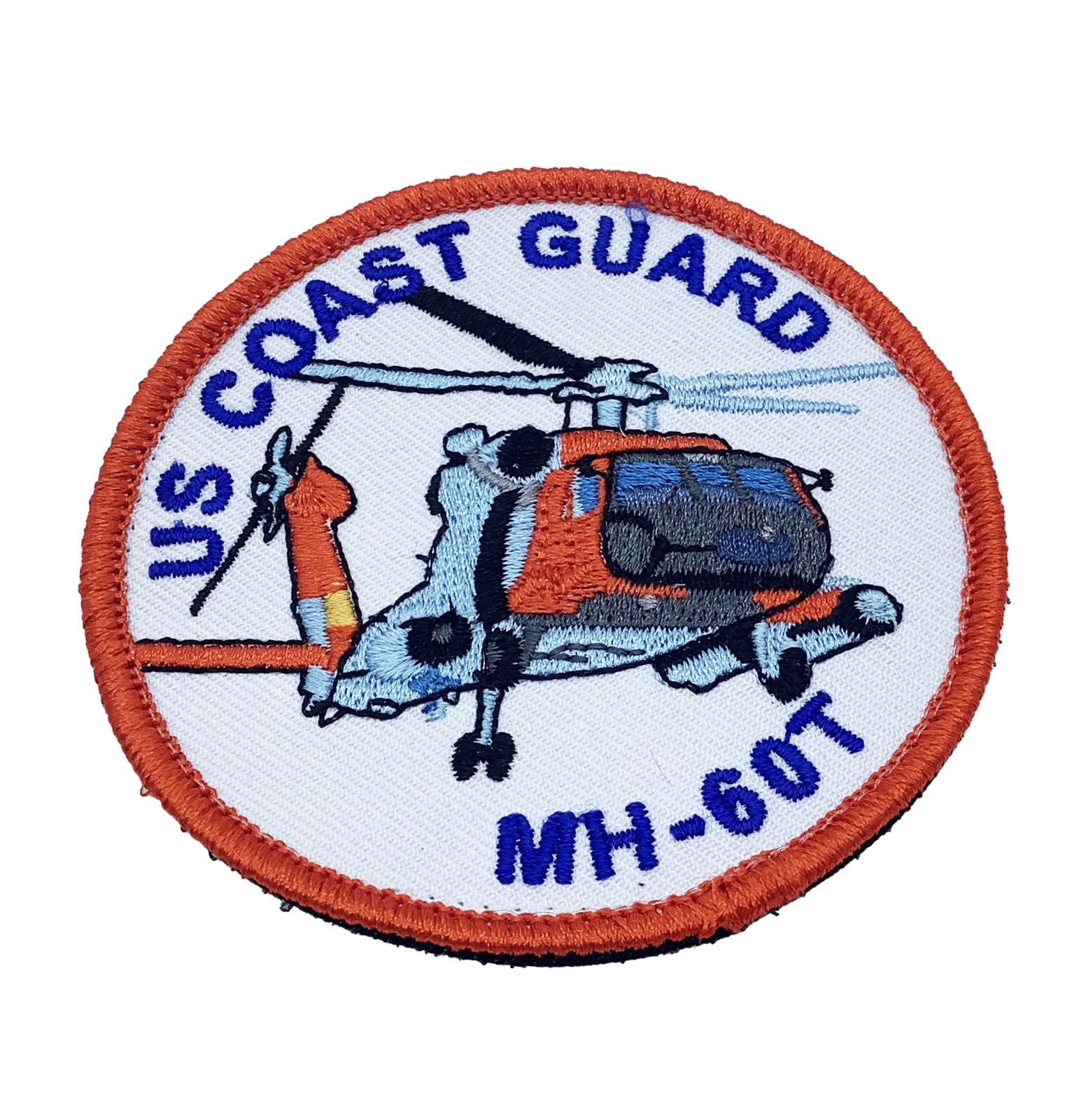 Sikorsky® US Coast Guard MH-60T Jayhawk® Shoulder Patch – With Hook and Loop
