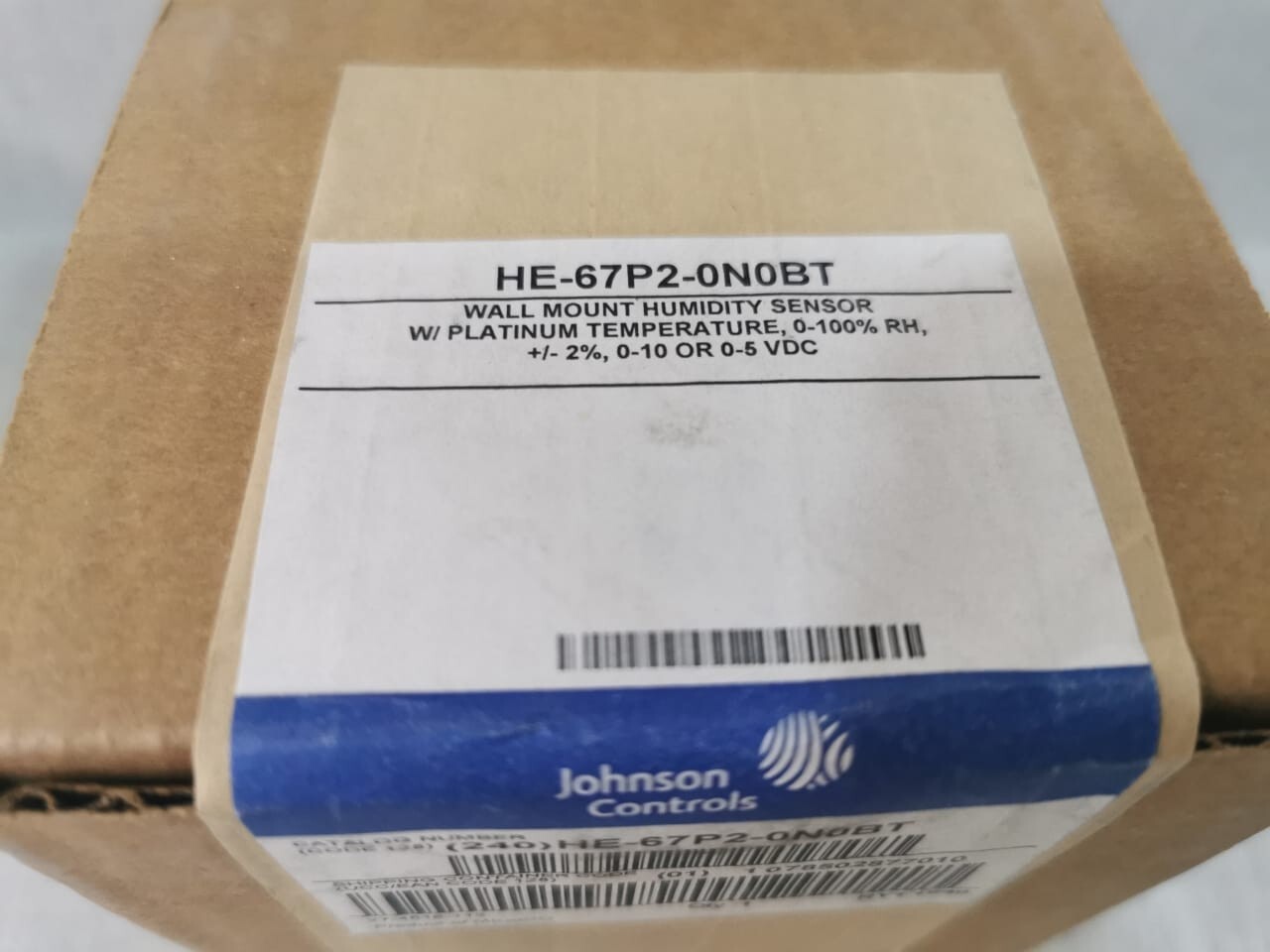 Johnson Controls HE-67P2-0N0BT Wall Mount Humidity Sensor