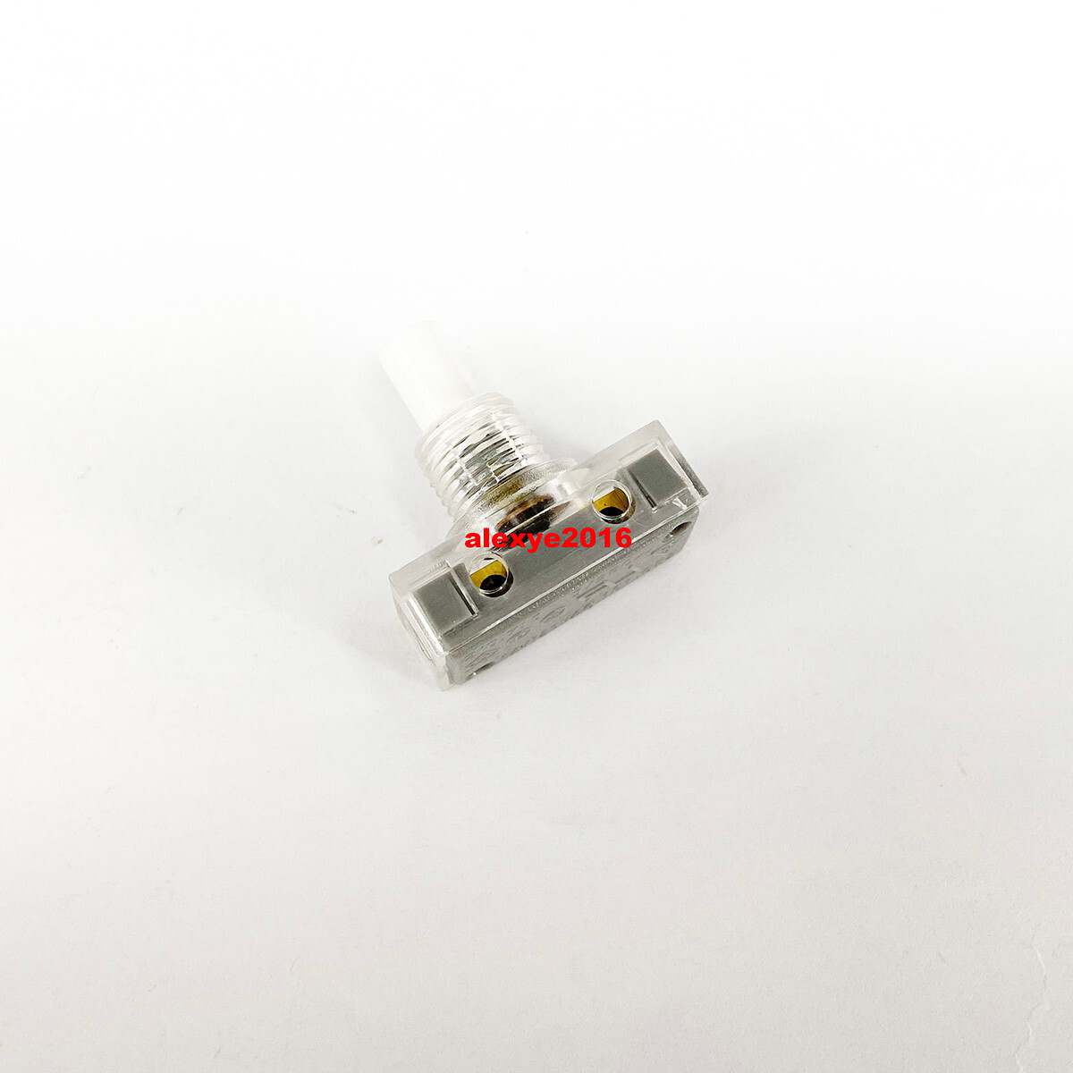 161.052 Pushbutton Switch ON-OFF 2 Positions 4 Wire's Mounting Holes