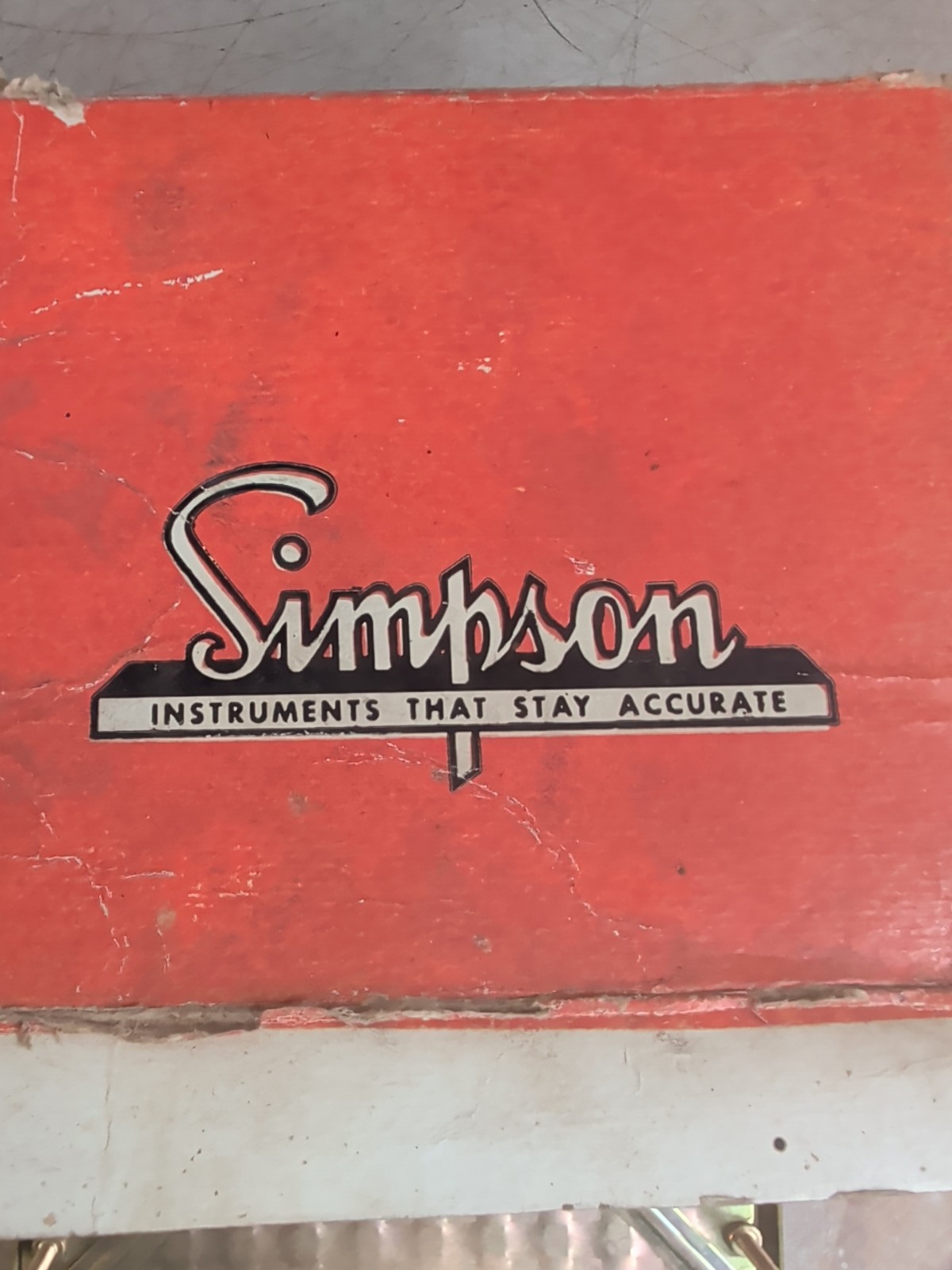 SIMPSON 16258 MICROAMPERES DC PANEL METER 0-100 MA - NEW