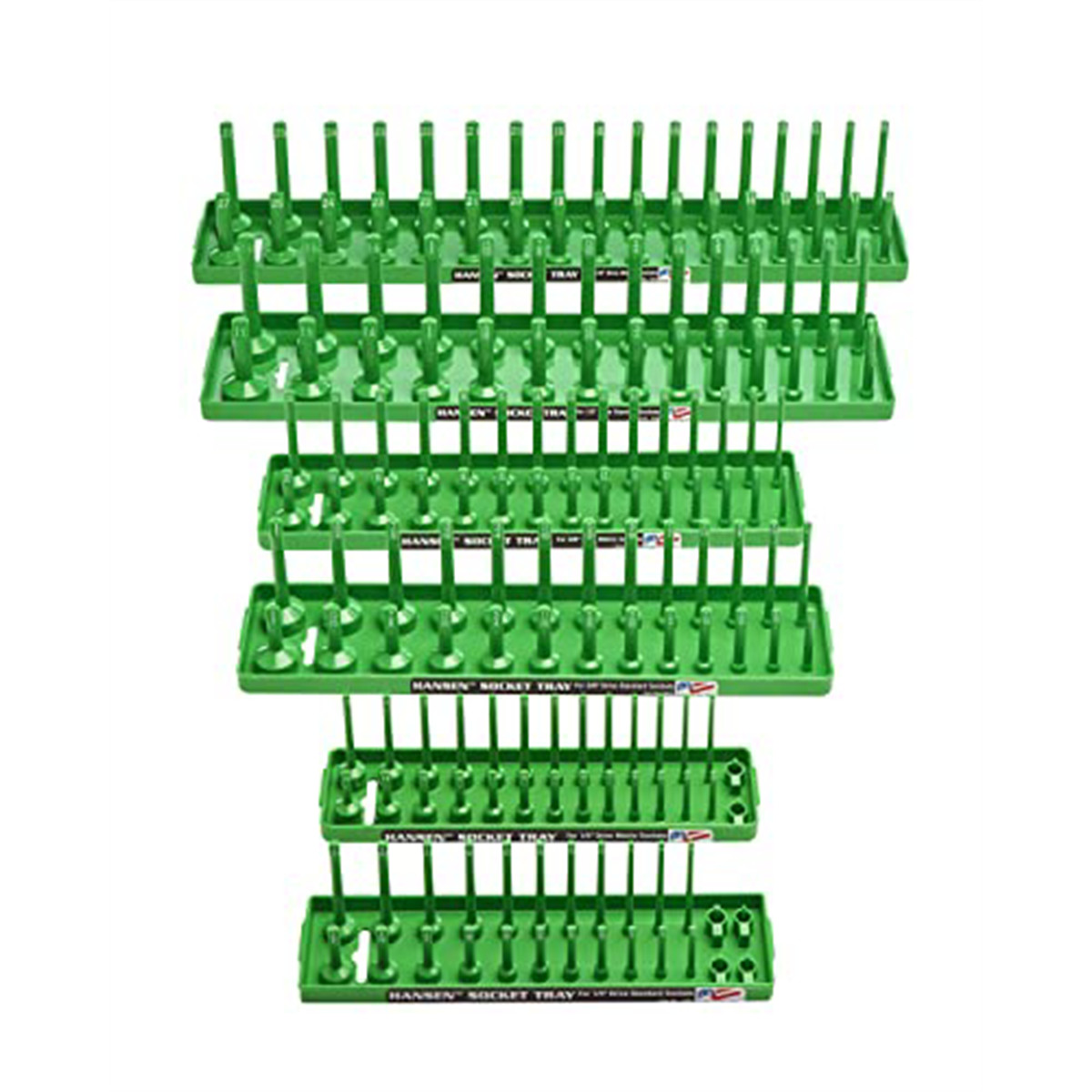 Hansen 92001 Hansen Global Socket Tray Six Pack, Green