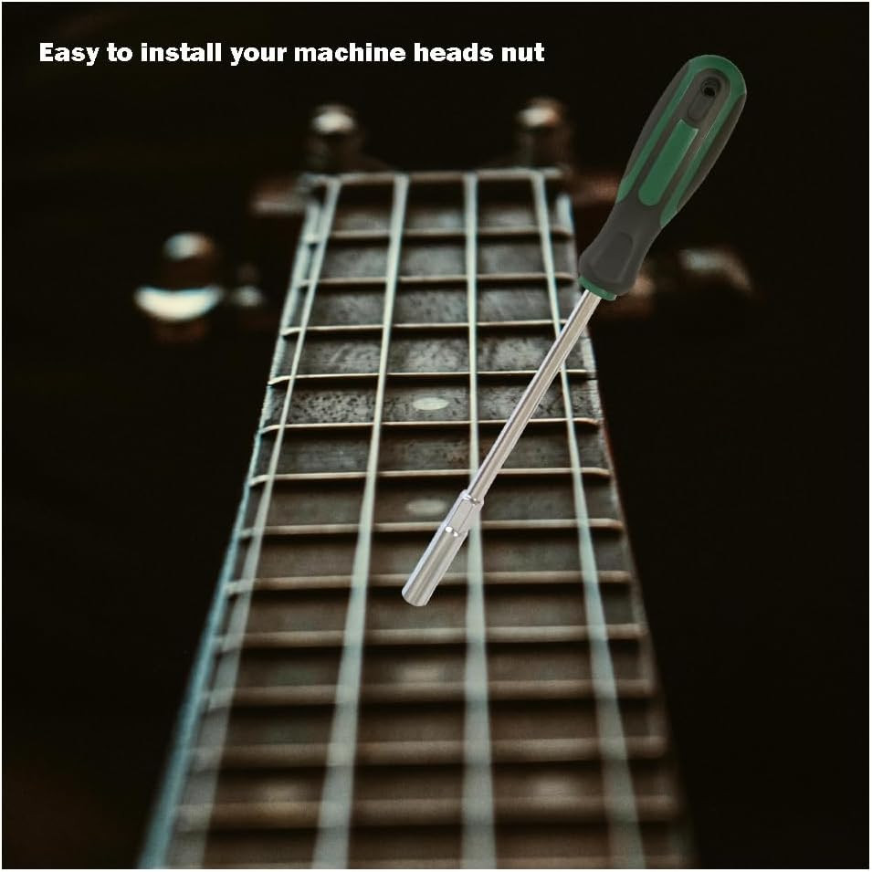 10mm Nut Driver,10mm Deep Socket Wrench Screwdriver for Modern Guitar Tuners Mac