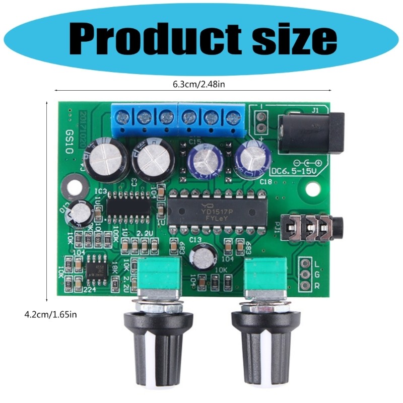 Multiple Channel Amplifiers Board With Subwoofer Driver 12VDC Input For Customs