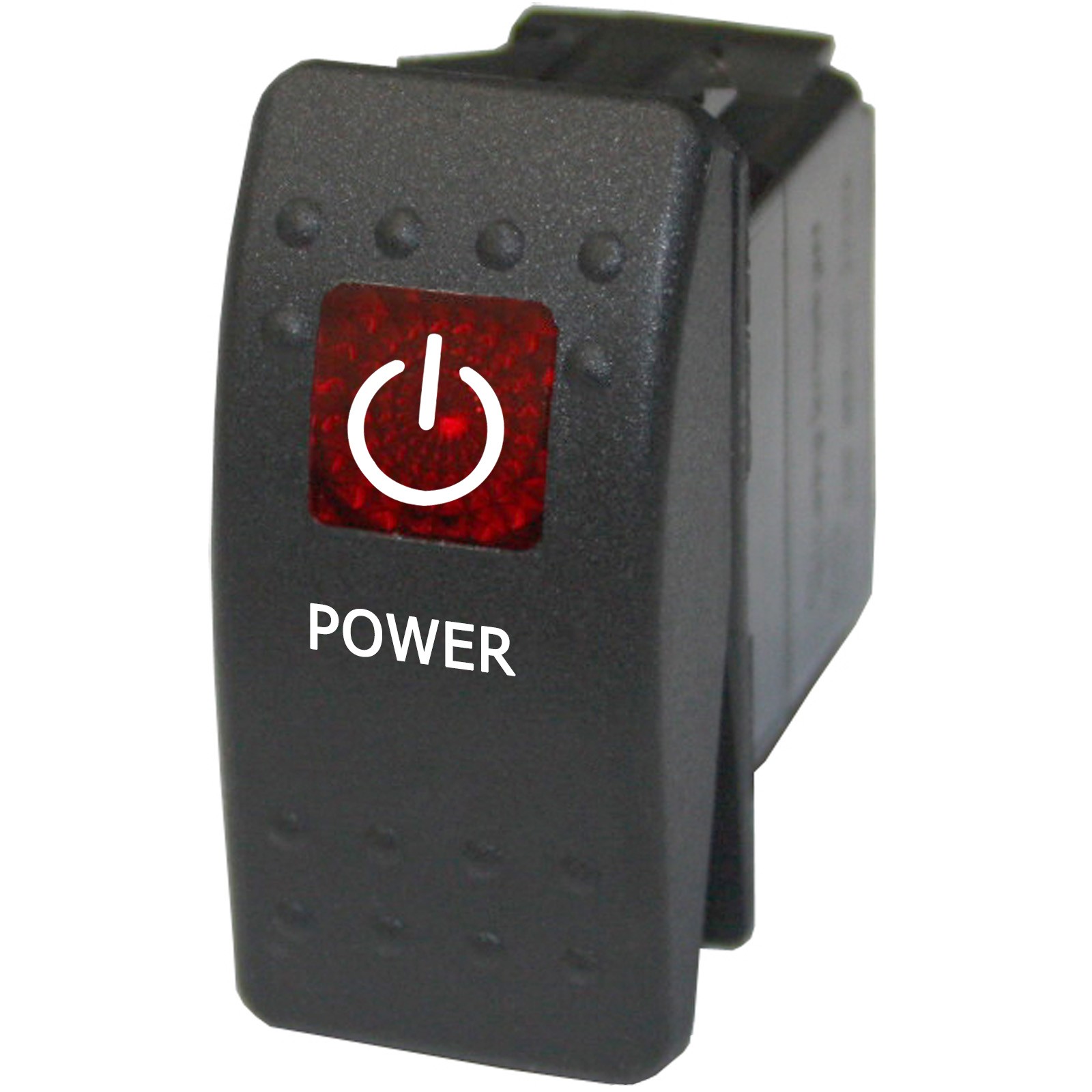 POWER 763 Rocker Switch red 12V water marine boat fishing sump