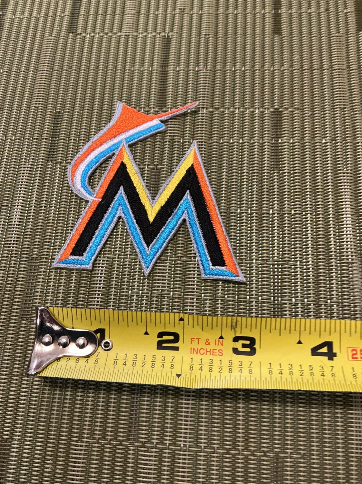 MLB Miami Marlins IRON ON PATCHES
