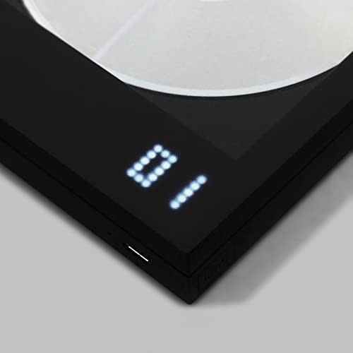 KM5 CP1 Bluetooth Wall-Mounted CD Player Slim Portable Design Black