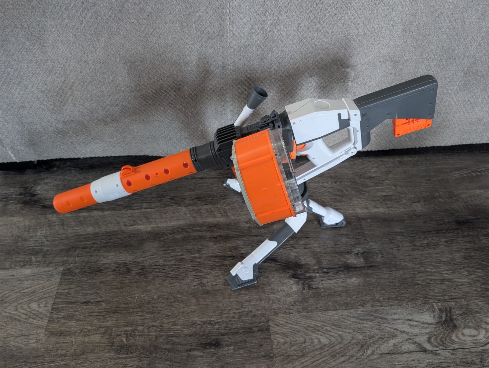 Nerf Glowstroke First Order Deluxe Stormtrooper Blaster Working With Tripod