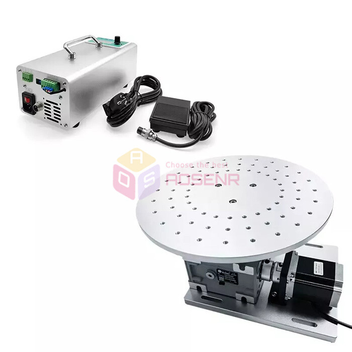 Electric Rotary Table Rotating Platform with Controller For Marking Machine