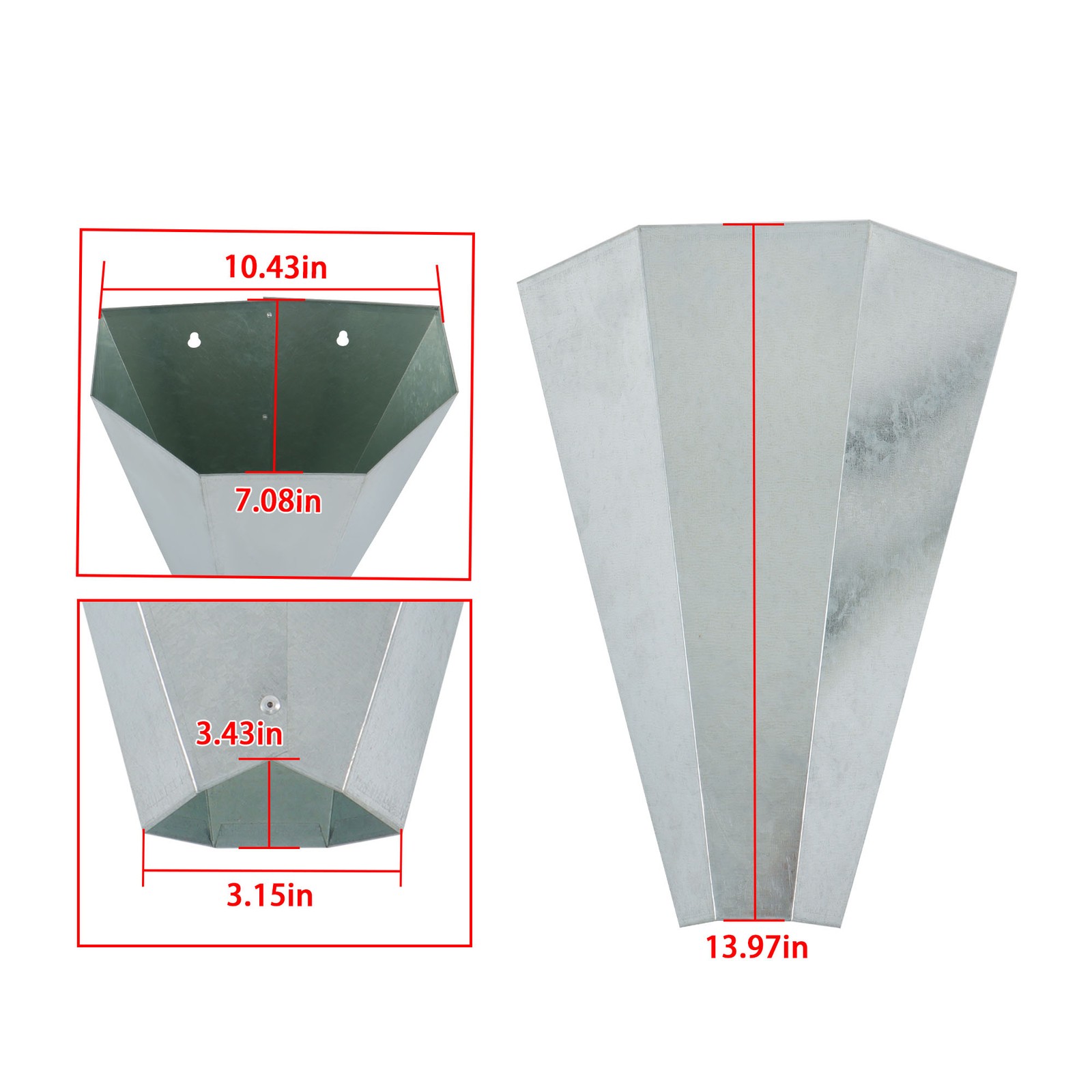 2 Pcs Poultry Restraining Cone Medium Size Chicken Cone For Geese Chicken