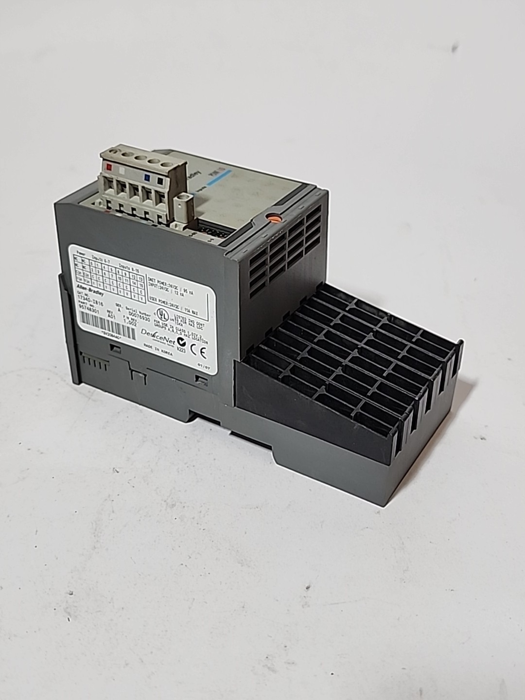 Allen-Bradley 1734D-IB16 Ser A DeviceNet 16 Point Input Module 24VDC PLC