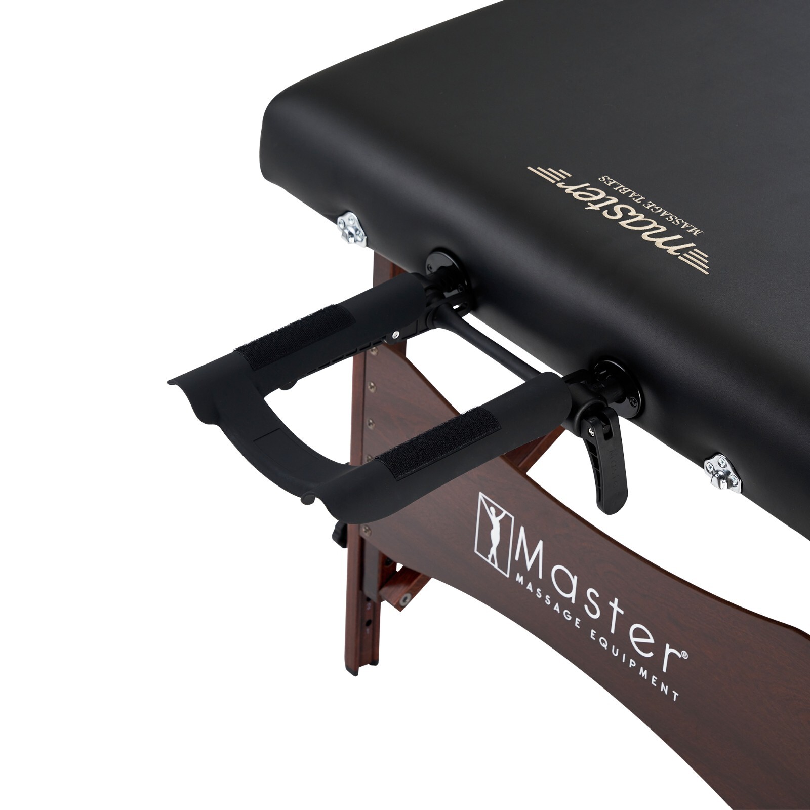 Master Massage 30" Newport Portable Cable Release Massage Table - Black