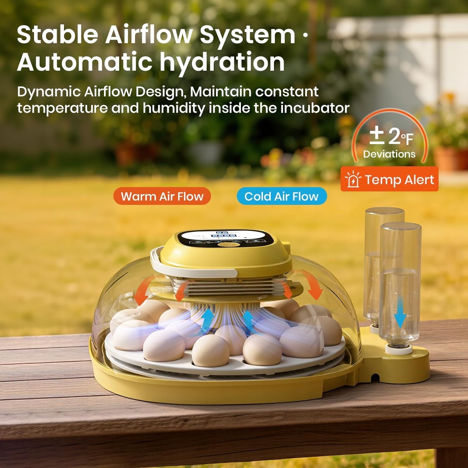 Egg Incubators for Hatching Eggs with Automatic Egg Turning & Humidity Control