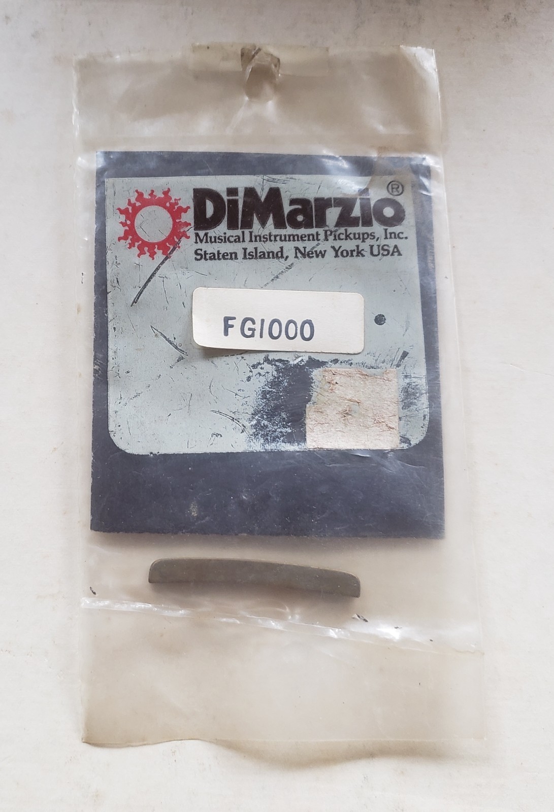 vintage 80's DiMarzio FG1000 Brass Nut NOS for Fender guitars