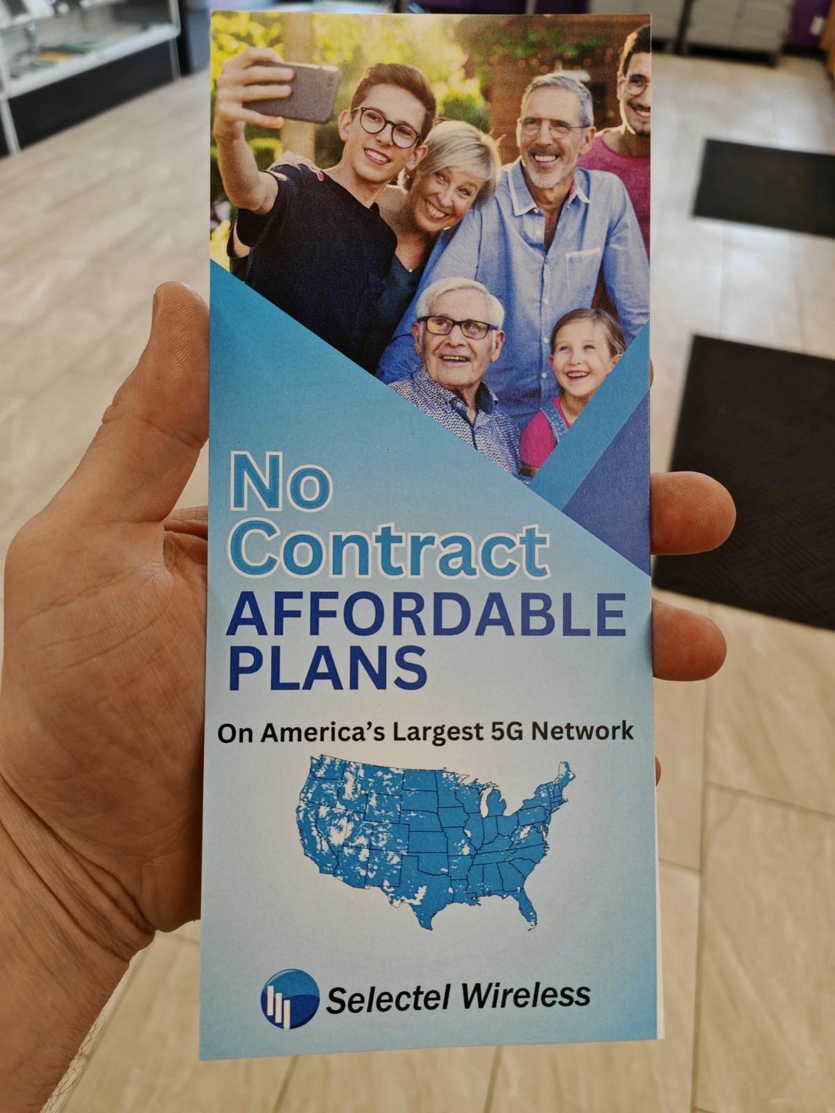 New Line Selectel Wireless $40 Unlimited Plan Verizon Network Physical Sim/ESim