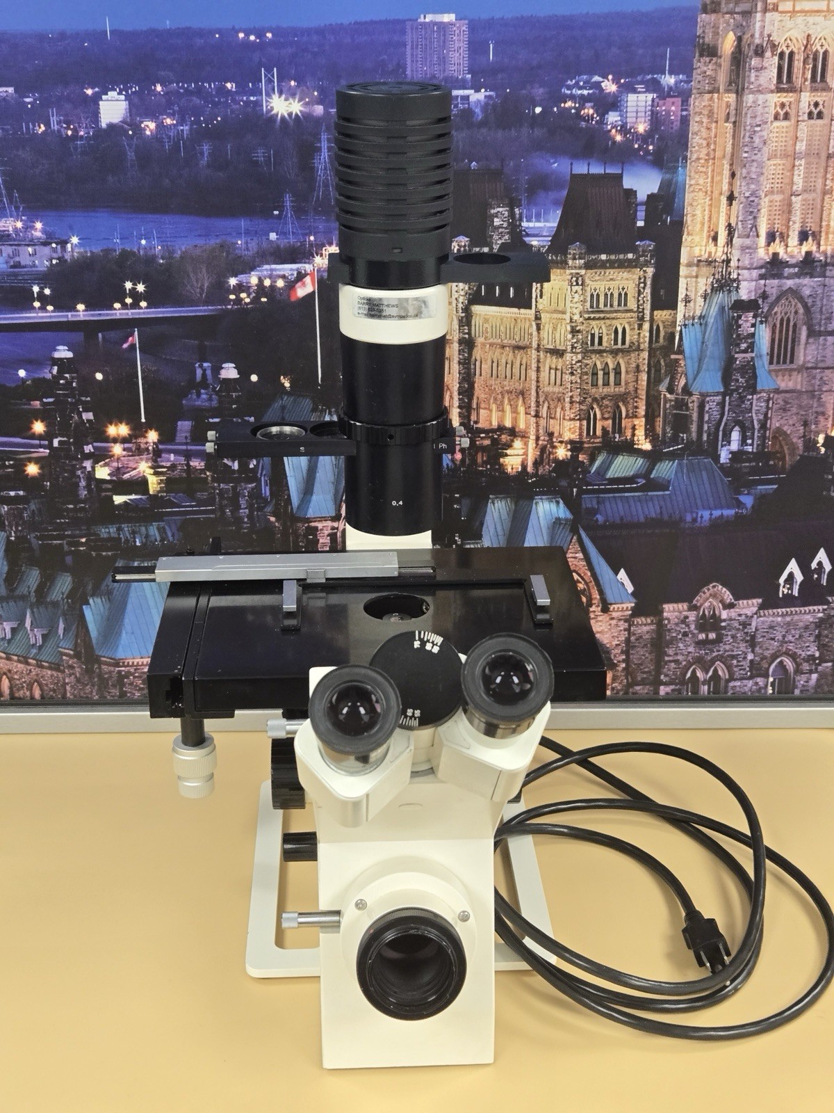 Carl Zeiss TELAVAL 31 Inverted Microscope
