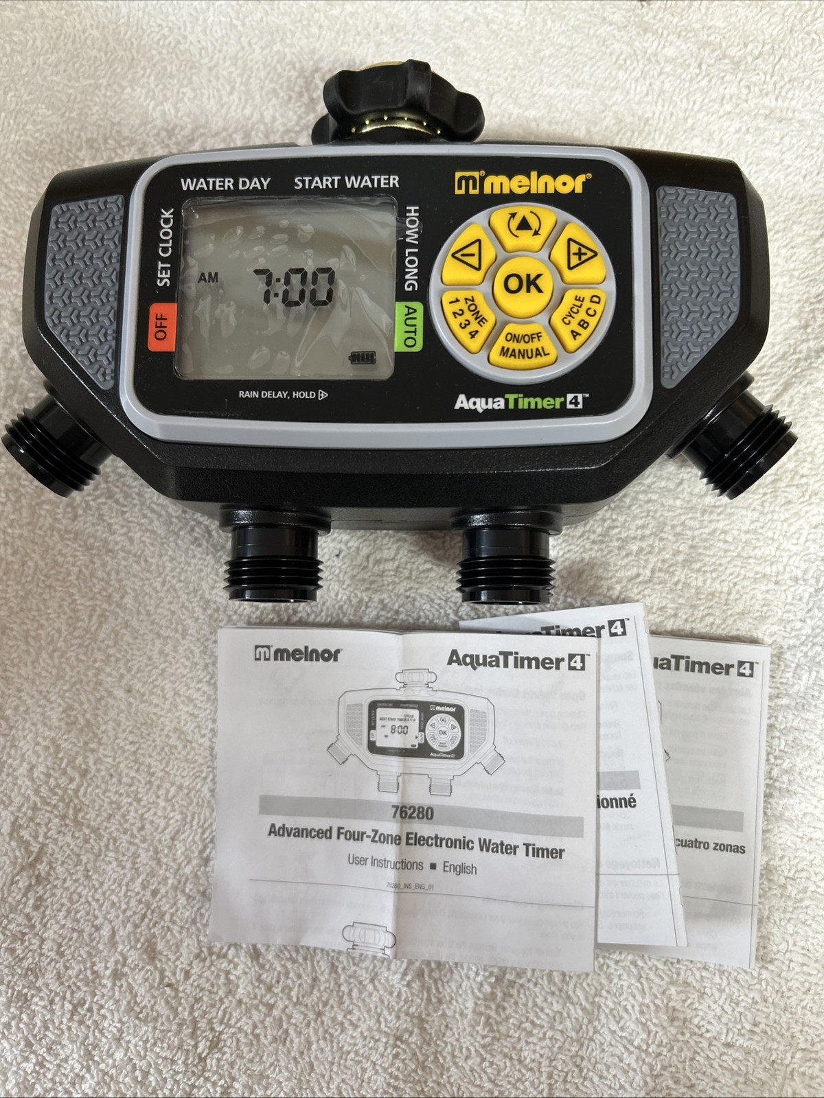 Meinor Aqua Timer Advanced Four Zone Water Timer
