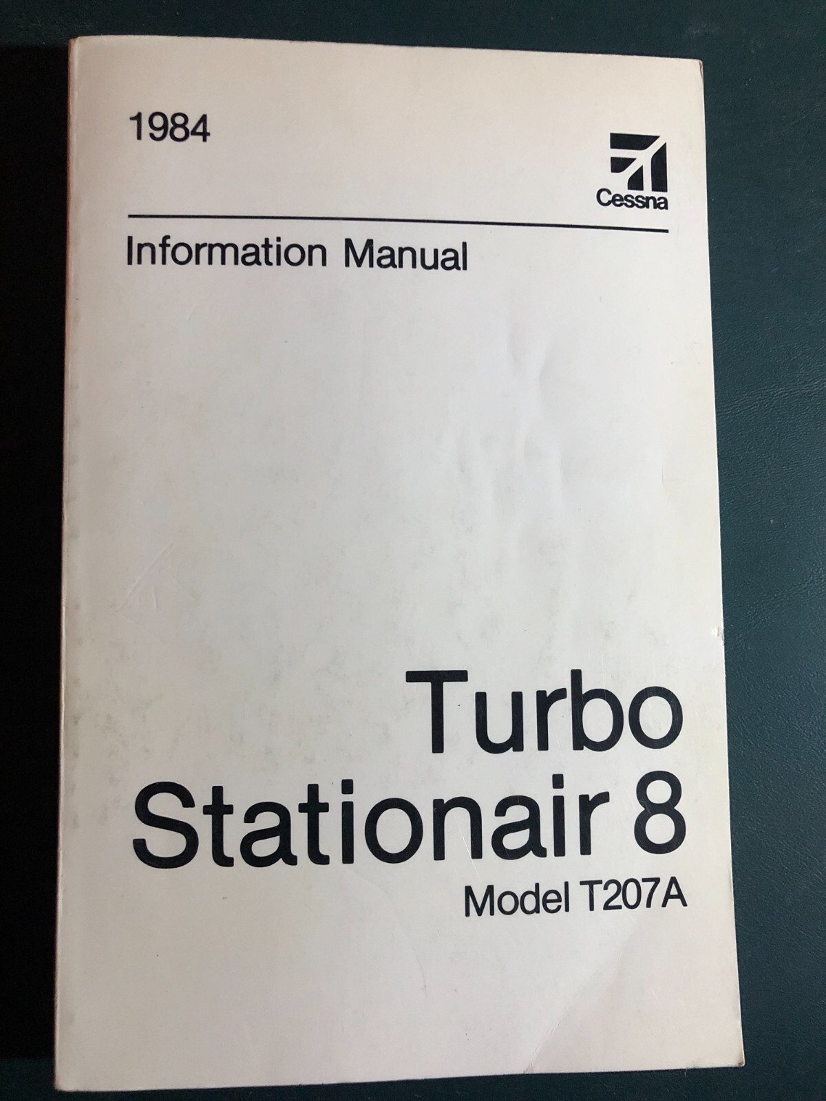 Cessna Pilot Information Manual T207A  Turbo Stationair 8,  1984