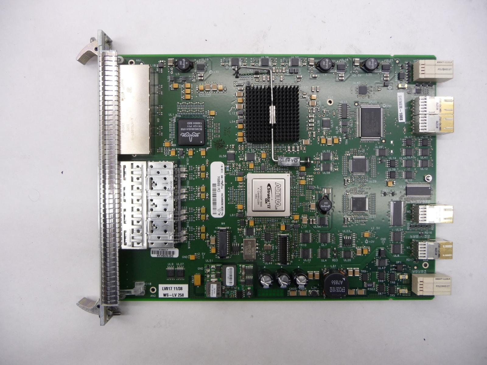 ALCATEL LUCENT 9500 MPR ETHERNET ACCESS SWITCH P8ETH MODULE 3DB18206ACAA