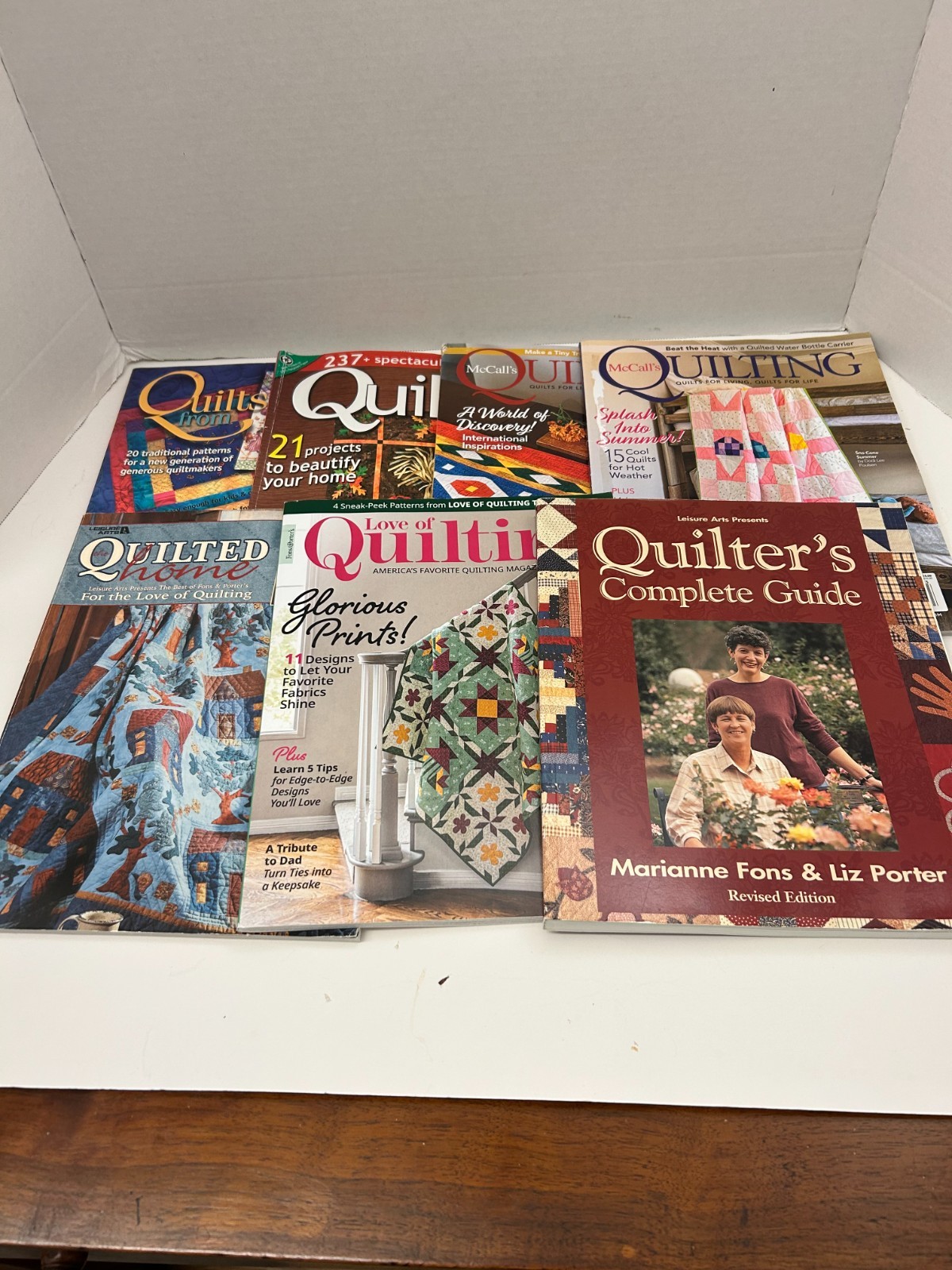 Lot of Quilting Magazines Including Fons & Porter, McCall's, Leisure Arts