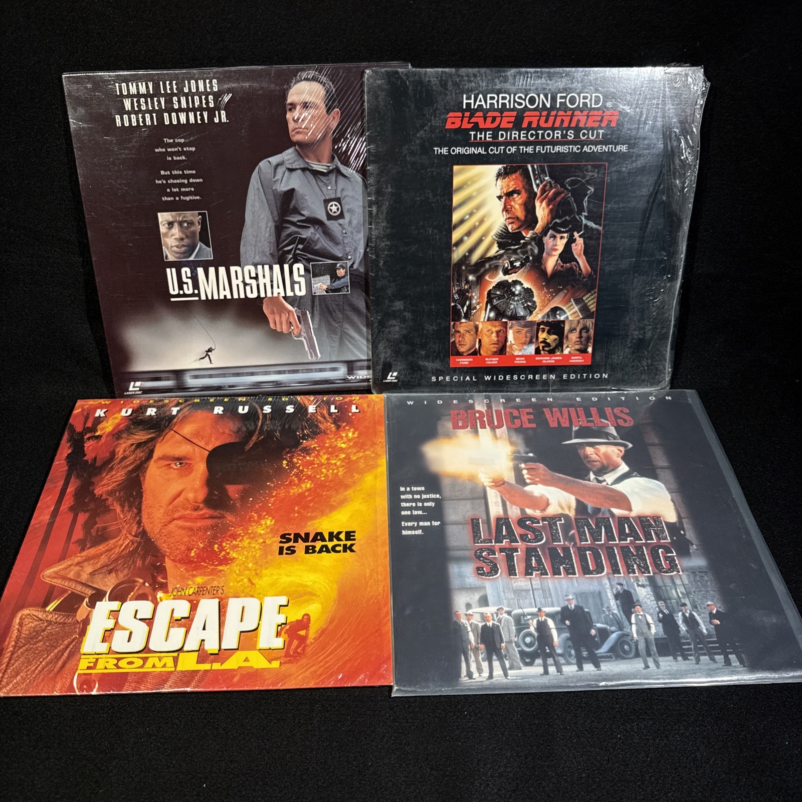 90s Action Thriller Laserdisc Lot US Marshalls Last Man Standing Blade Runner +