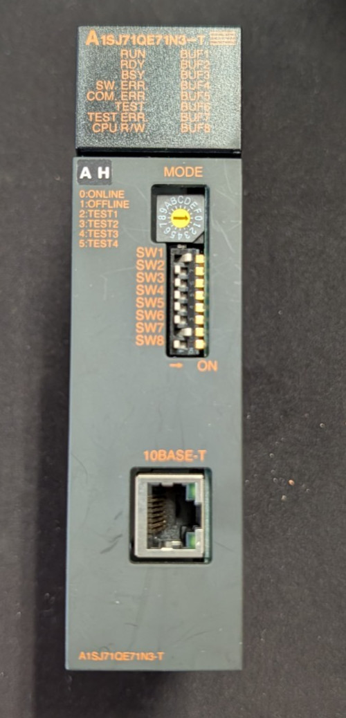 Mitsubishi A1SJ71QE71N3T Ethernet interface module Lightly Used 100% Working!