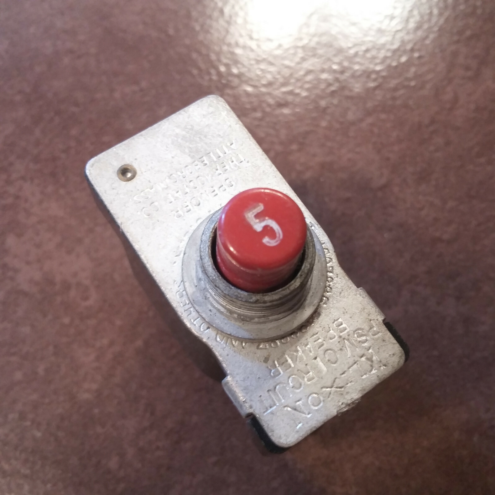 Klixon 5 Amp Circuit Breaker 5AK5