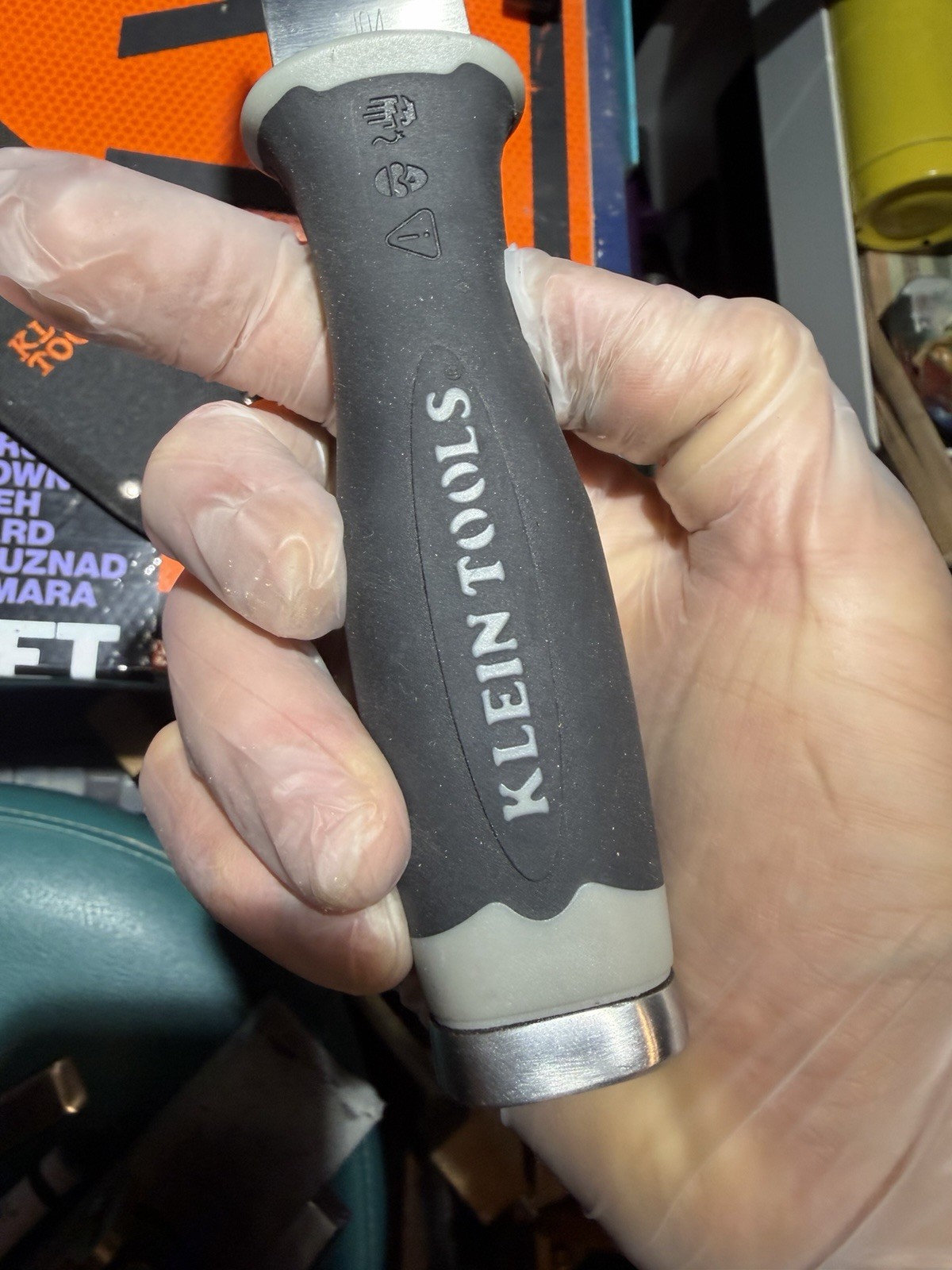 Klein Tools Serrated Duct Knife With Sheath