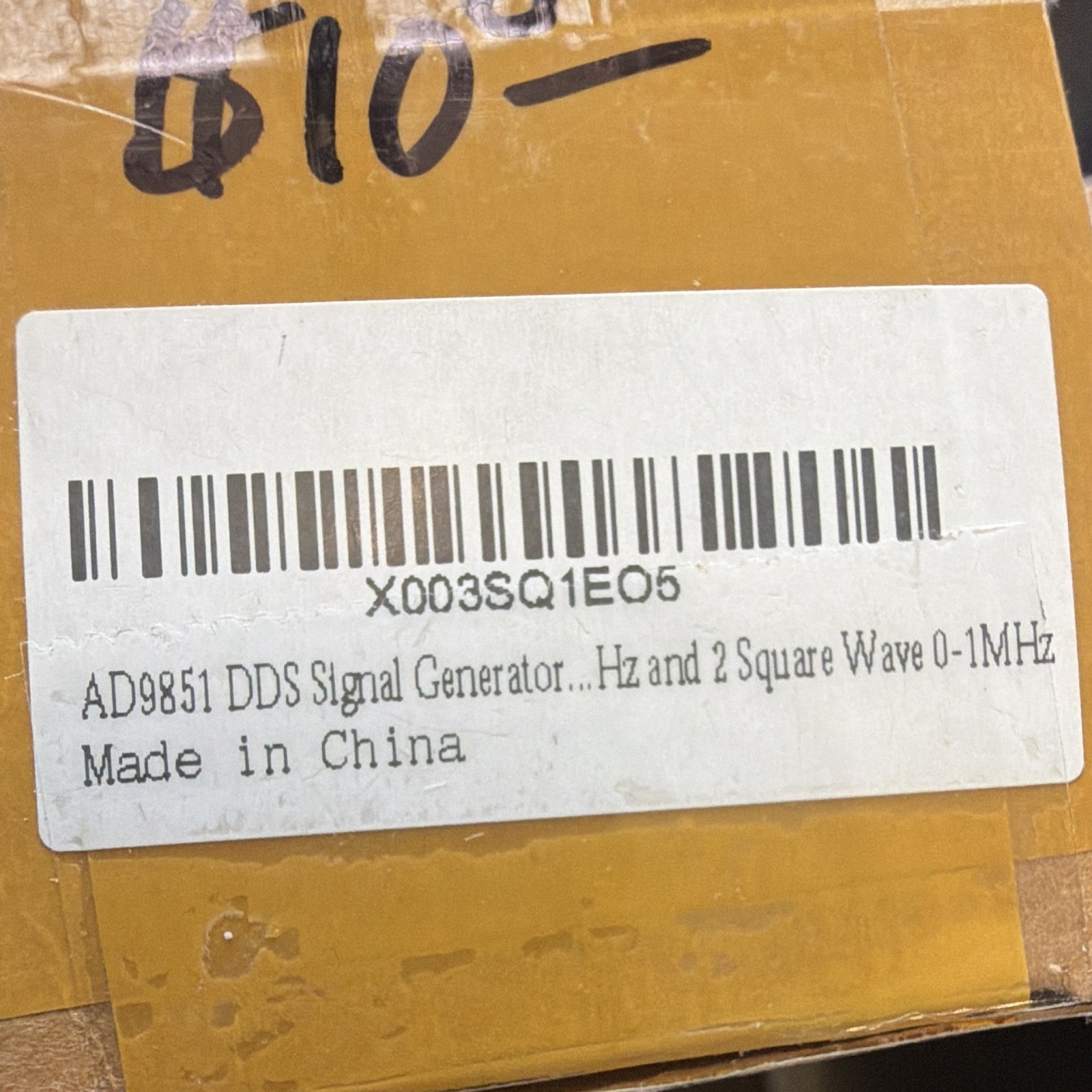 AD9851 DDS Signal Generator Module Board 0-1MHz Frequency Range