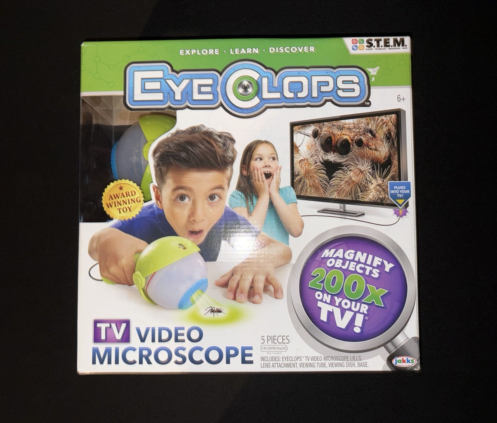 Eye Clops Bionic Eye Plug-In TV Microscope JAKKS Pacific 2016 New!
