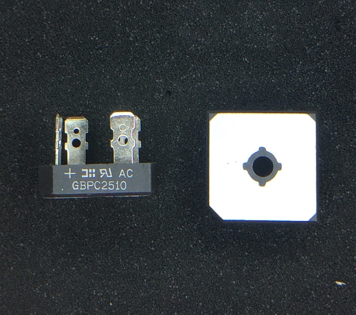 GBPC2510 DIODES BRIDGE RECT 1PHASE 1KV 25A GBPC ROHS 4 PIECES