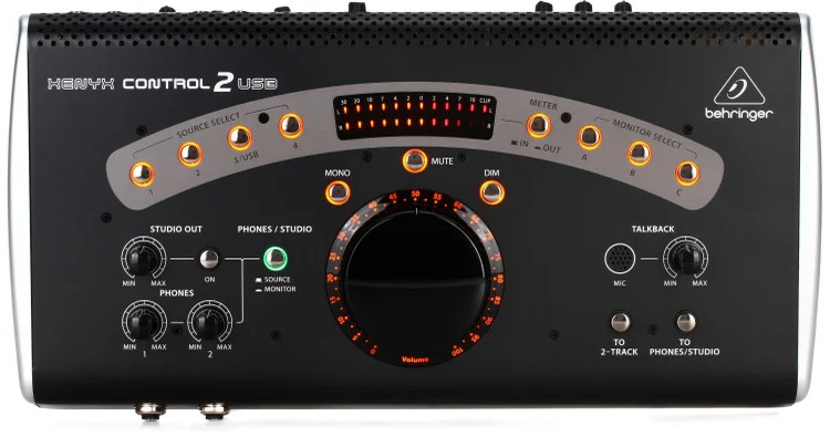 Behringer CONTROL2USB High-end Studio Control with VCA Control and USB Audio
