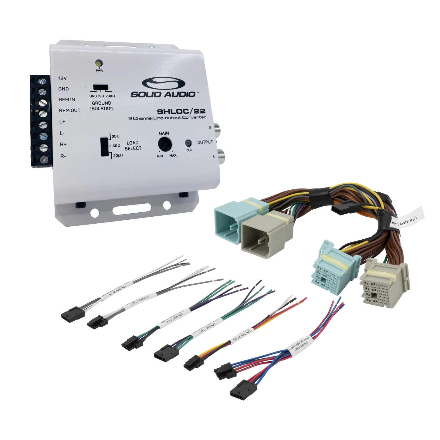 PAC Amplifier Integration Solution for 2019-24 Non-Amplified GM LPHGM71+SHLOC/22