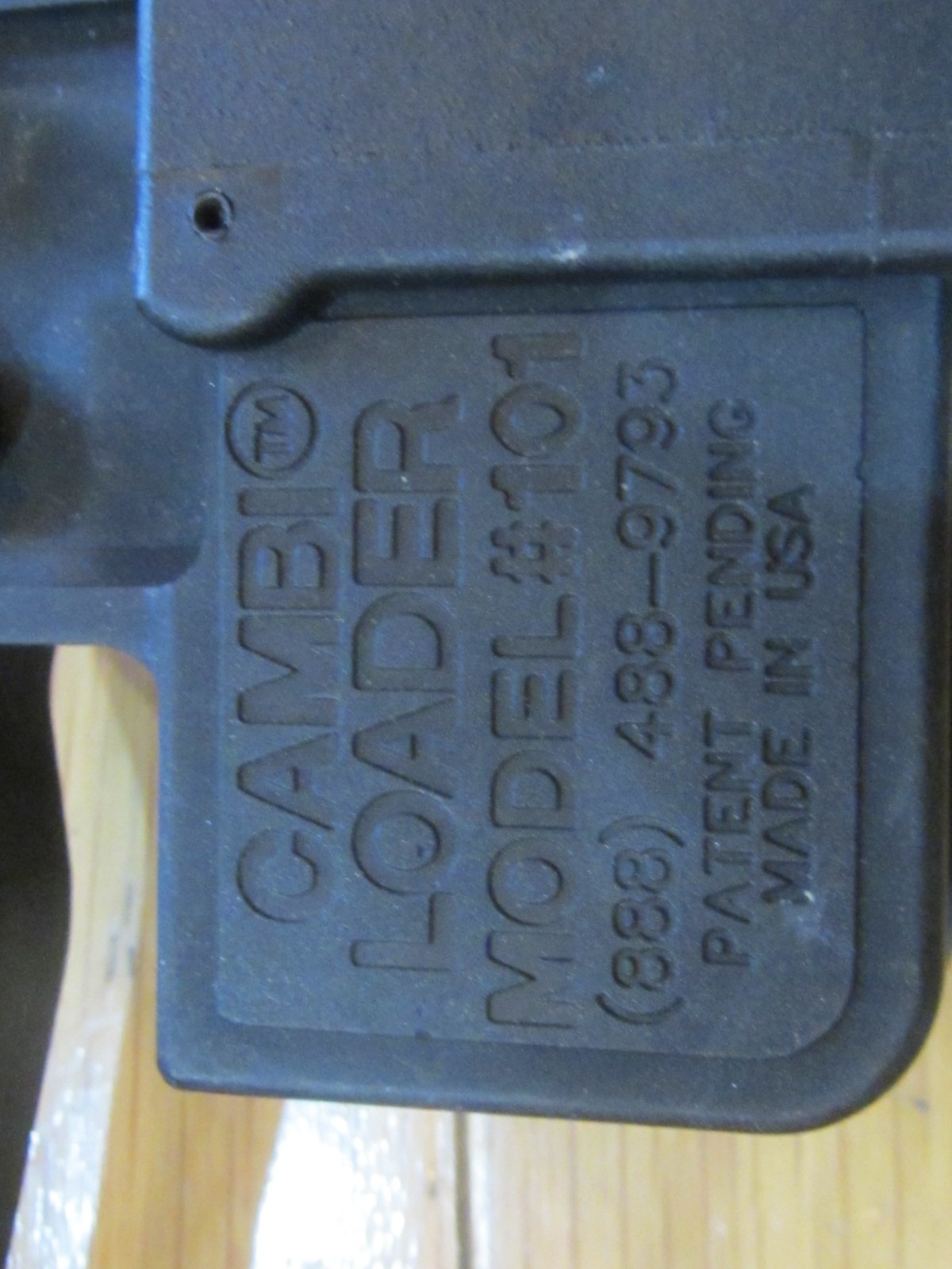 Cambi Loader Model #101! Mint Condition! Ready To Load! Perfect & Cool! POW!