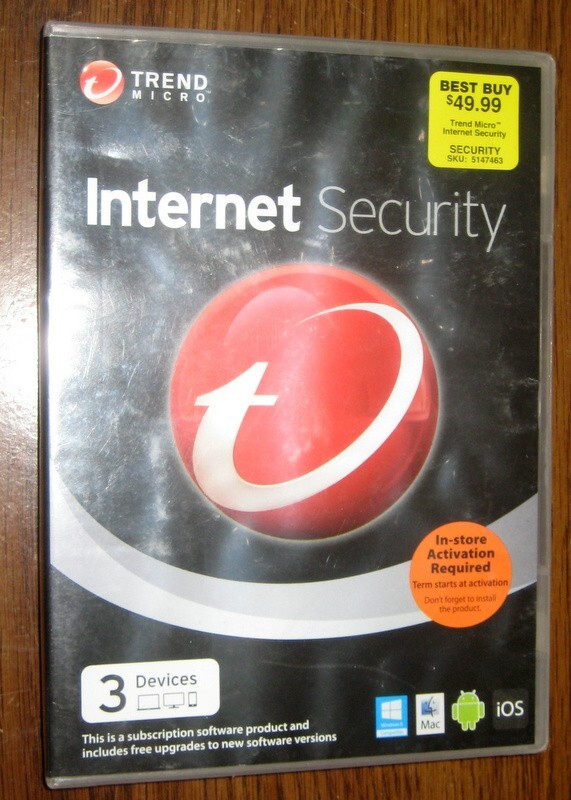 Trend Micro Internet Security (Windows 8/Mac/And/iOS, 3 Devices Protected)