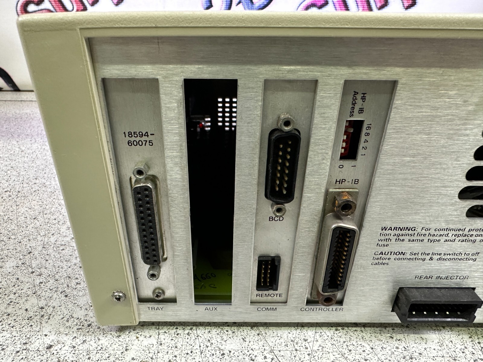 HP 7673 Autosampler Controller HP18594